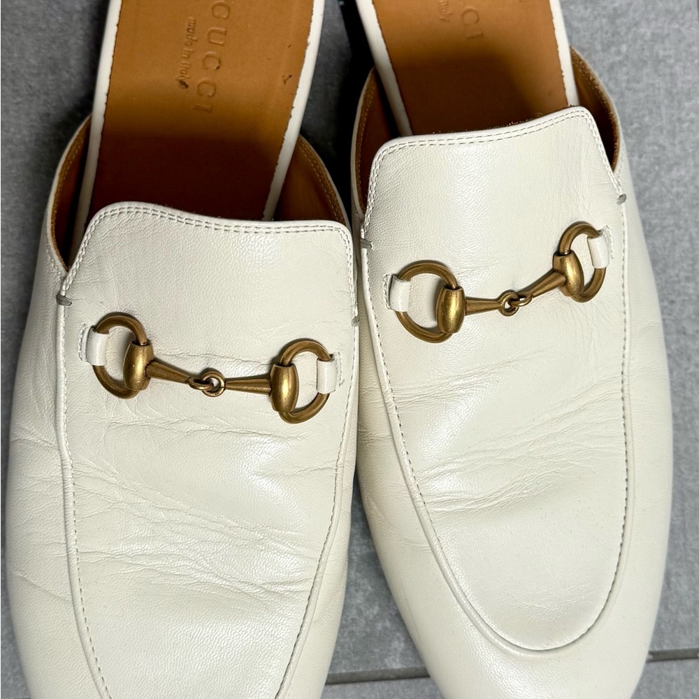 Women’s Gucci Princetown Leather Mules size 7.5